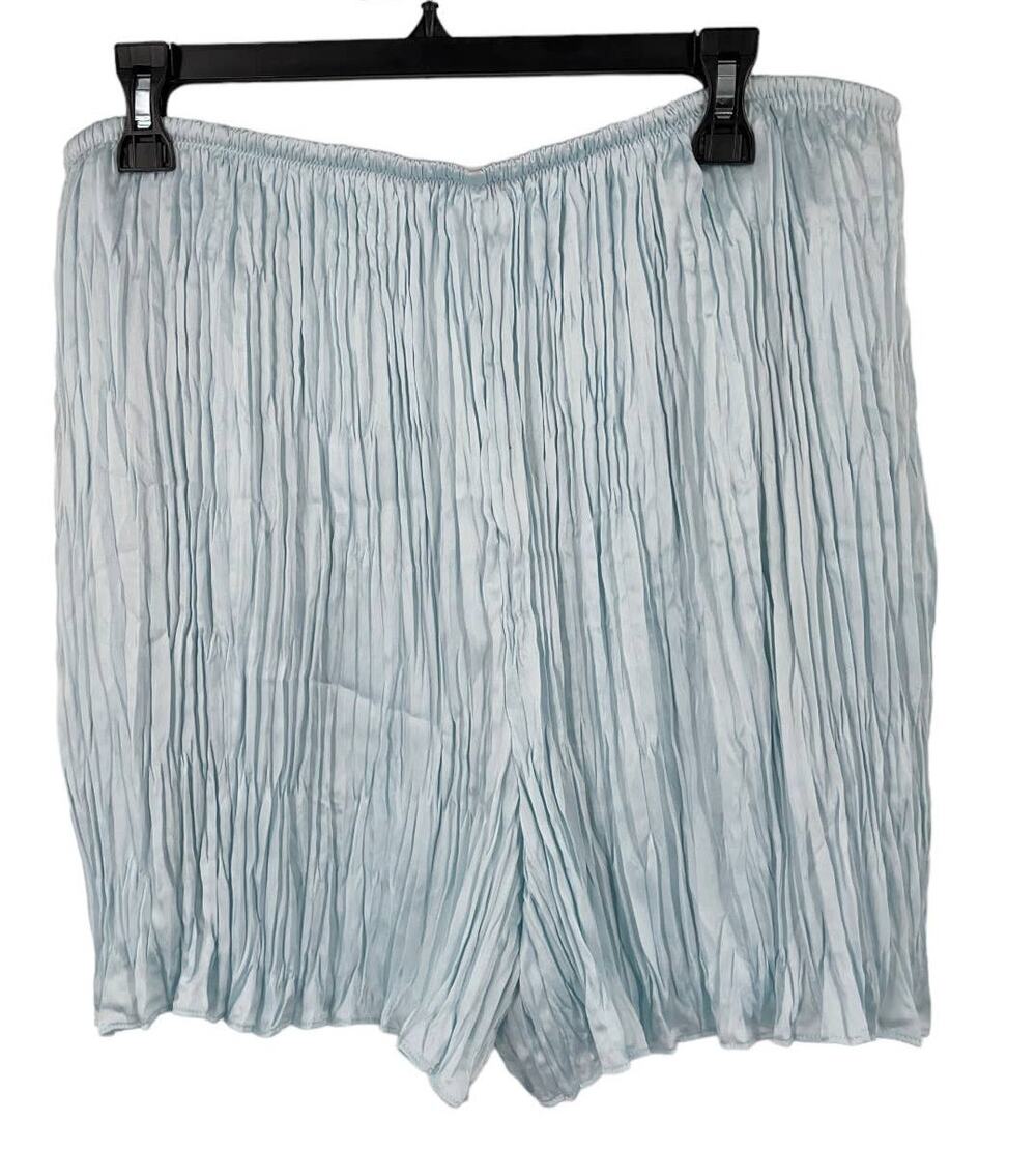 Vince shorts crushed pleat blue X-Large XL